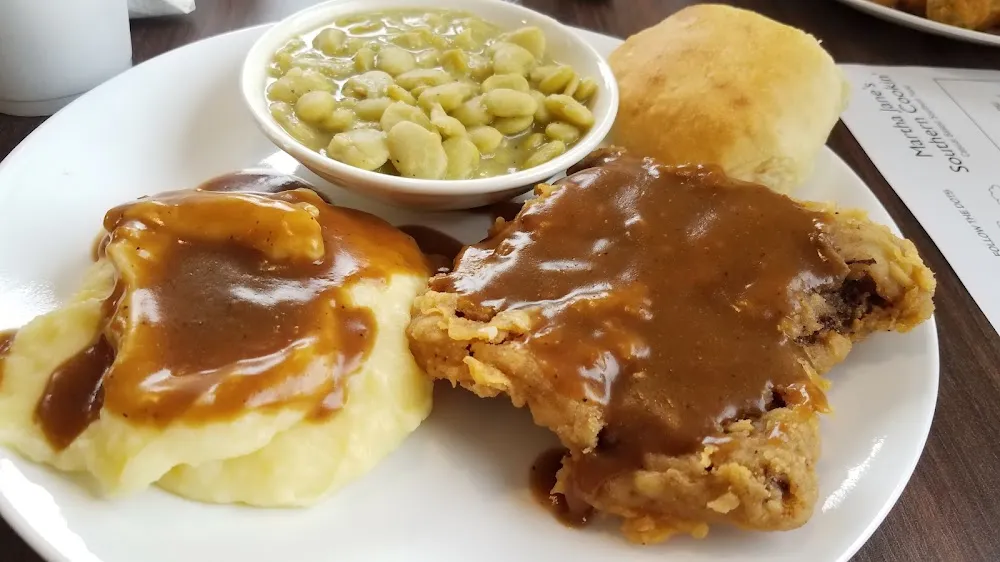 Country Fried Steak with Mashed Potatoes and Gravy
